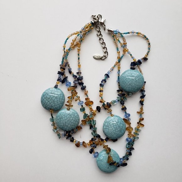 NWOT fun and Beautiful Statement Necklace. - Picture 8 of 9